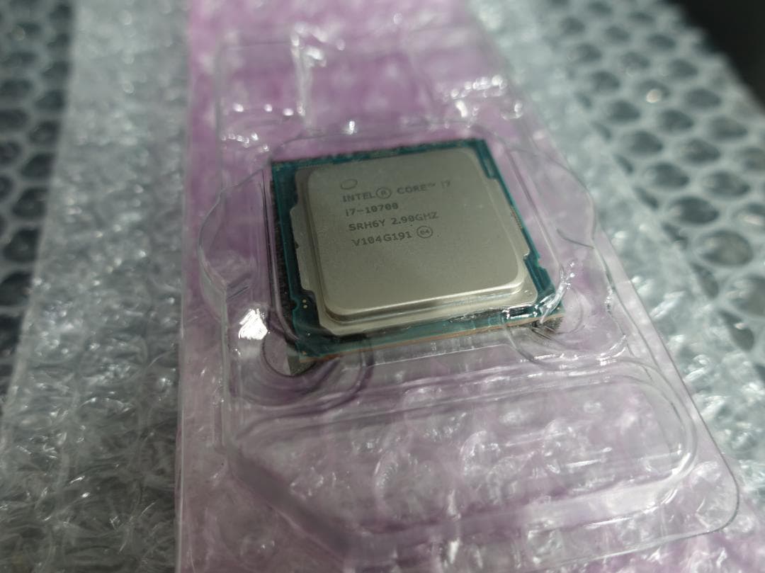 美品・完動） Intel Core i7 10700 CPU