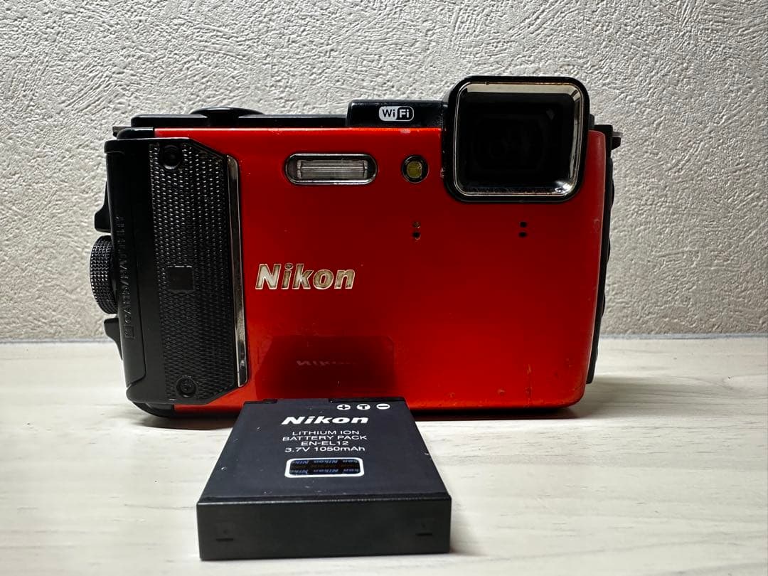 美品 Nikon COOLPIX AW130 オレンジ コンパクトデジタルカメラ