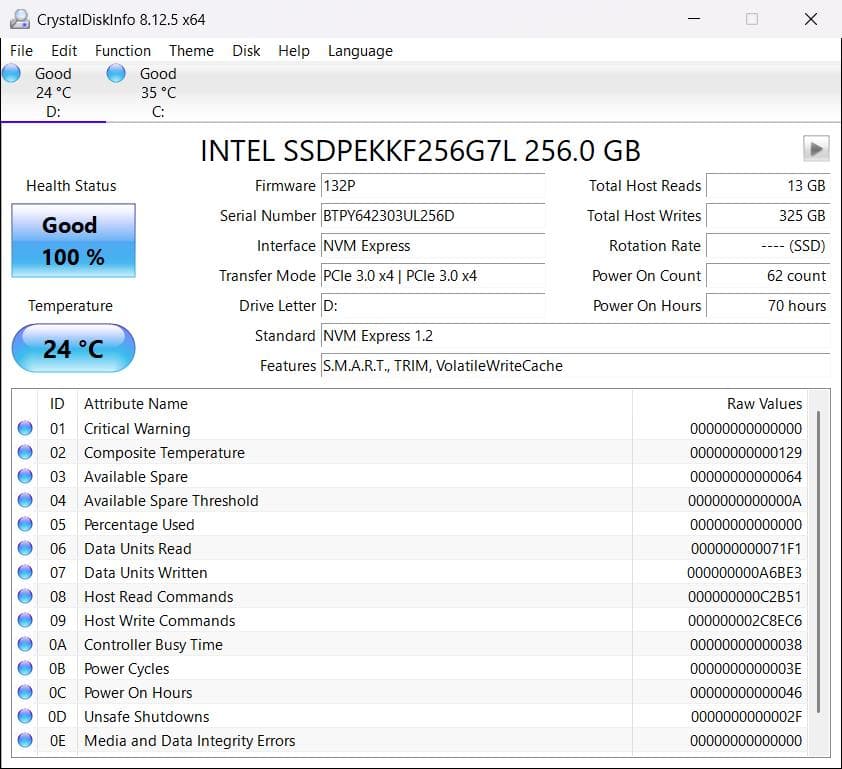 レノボ Thinkpad P15v Gen 3 優れたバッテリーと新しいSSD
