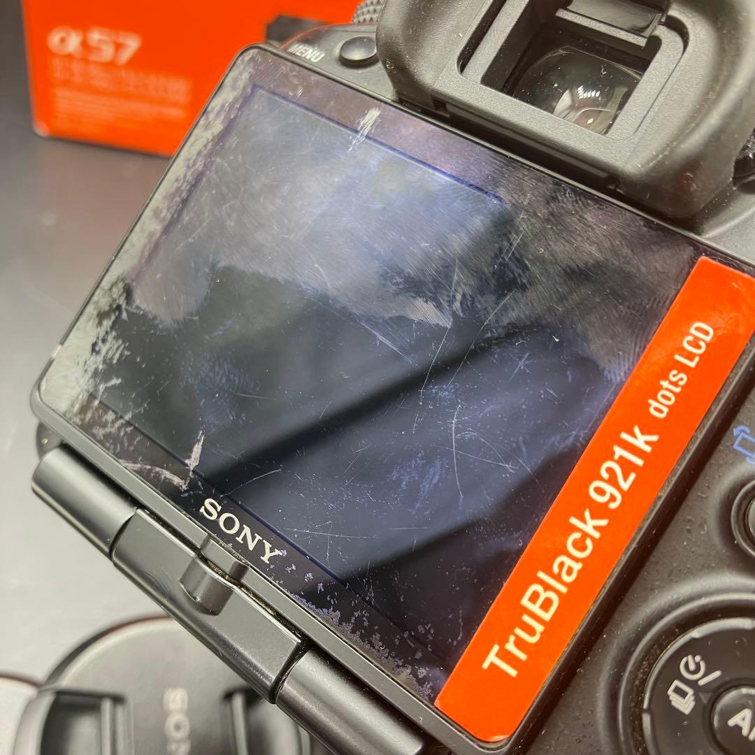 【箱付き】SONY α57 SLT-A57 デジタル一眼 ダブルレンズセット