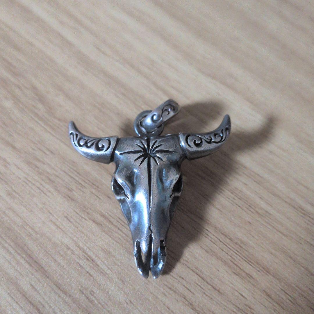 【SAAD】シルバー925 ペンダント／ネックレストップ『バッファロースカル』