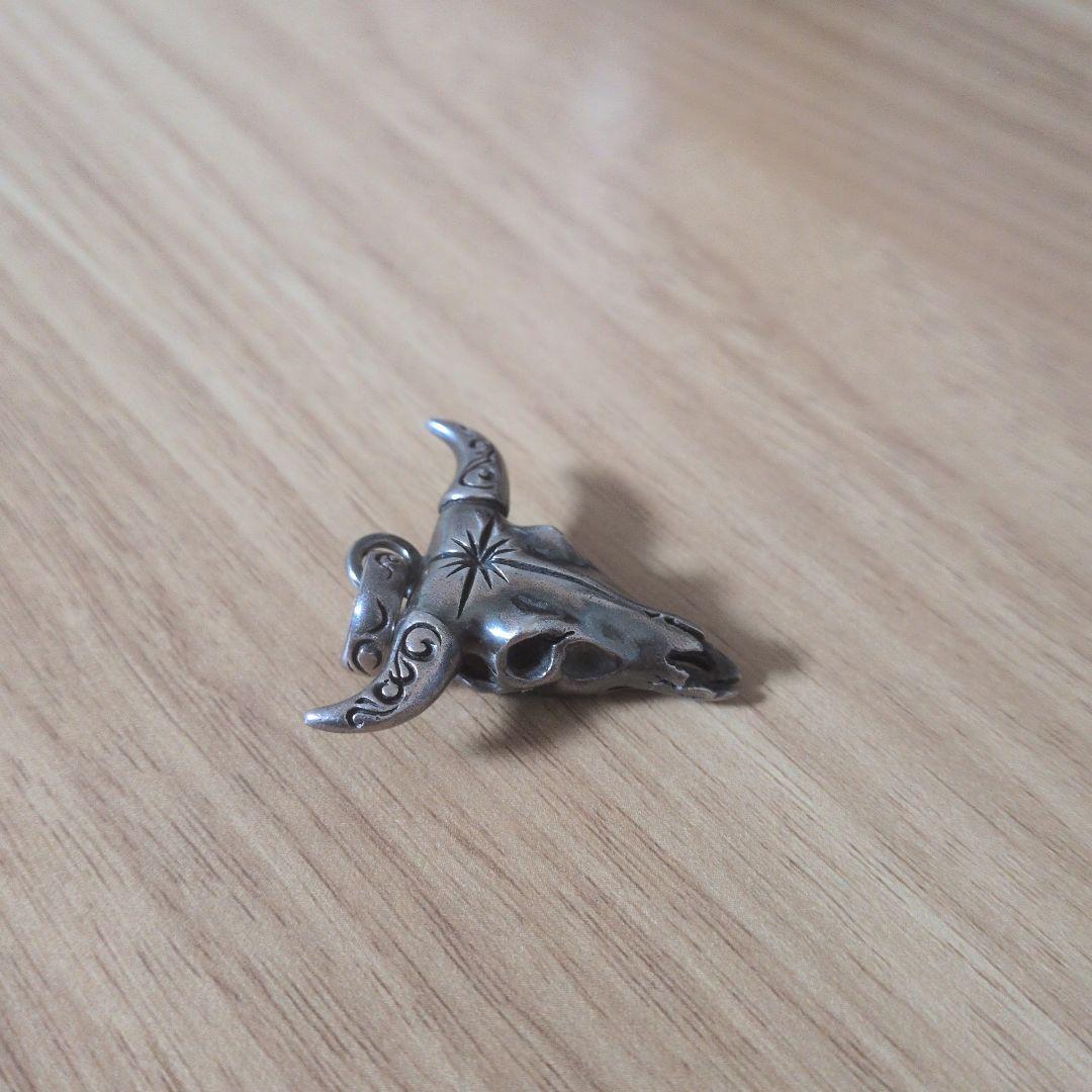 【SAAD】シルバー925 ペンダント／ネックレストップ『バッファロースカル』