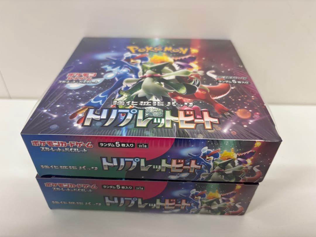 ポケモン トリプレットビート 未開封2ボックスシュリンク付き