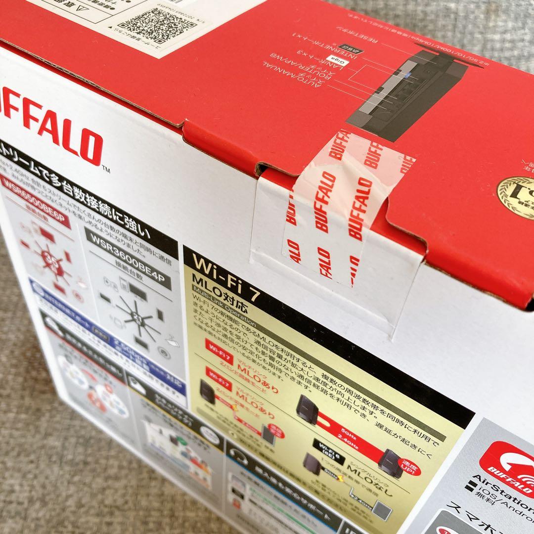 新品✨BUFFALO Wi-Fi 7 ルーター WSR-5600BE6P-BK