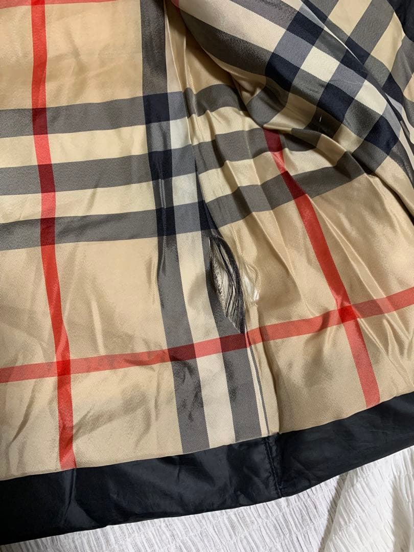 バーバリーロンドン ダウンコート ノバチェック フード脱着Mサイズ山陽商会