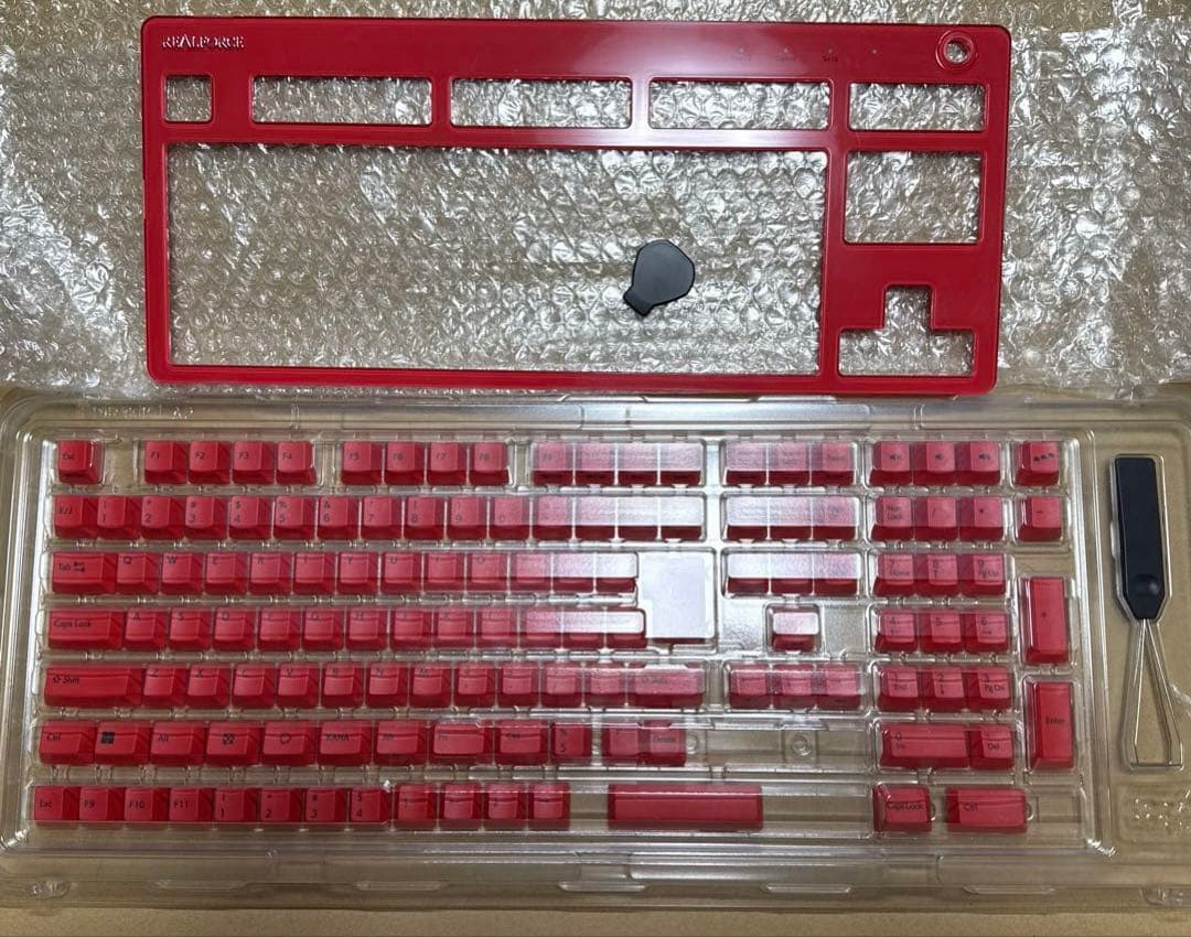 REALFORCE　カラーキーキャップ　R3/R3S　レッド　M0323J