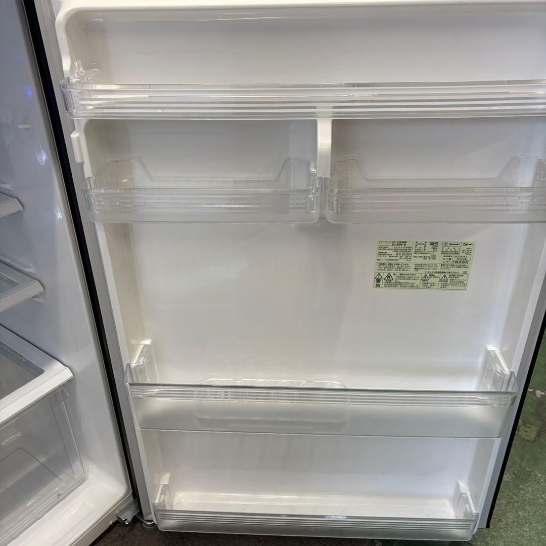 ★71　冷蔵庫　SHARP　大型　黒　右開き　500-600ℓ　安い　設置無料