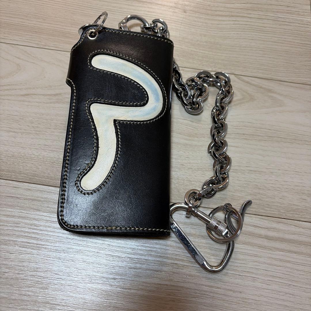 最終値下げ　エヴィス　ど根性ウォレット・ウォレットチェーン　美品