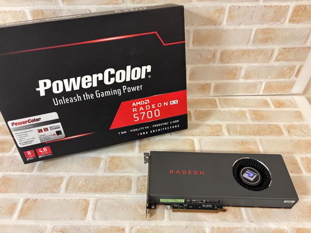 ボン【元箱あり・美品】PowerColor Radeon 5700 8GB