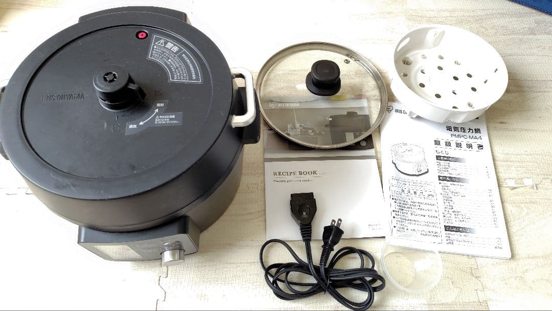 アイリスオーヤマ電気圧力鍋 4.0L 黒　PMPC-MA4
