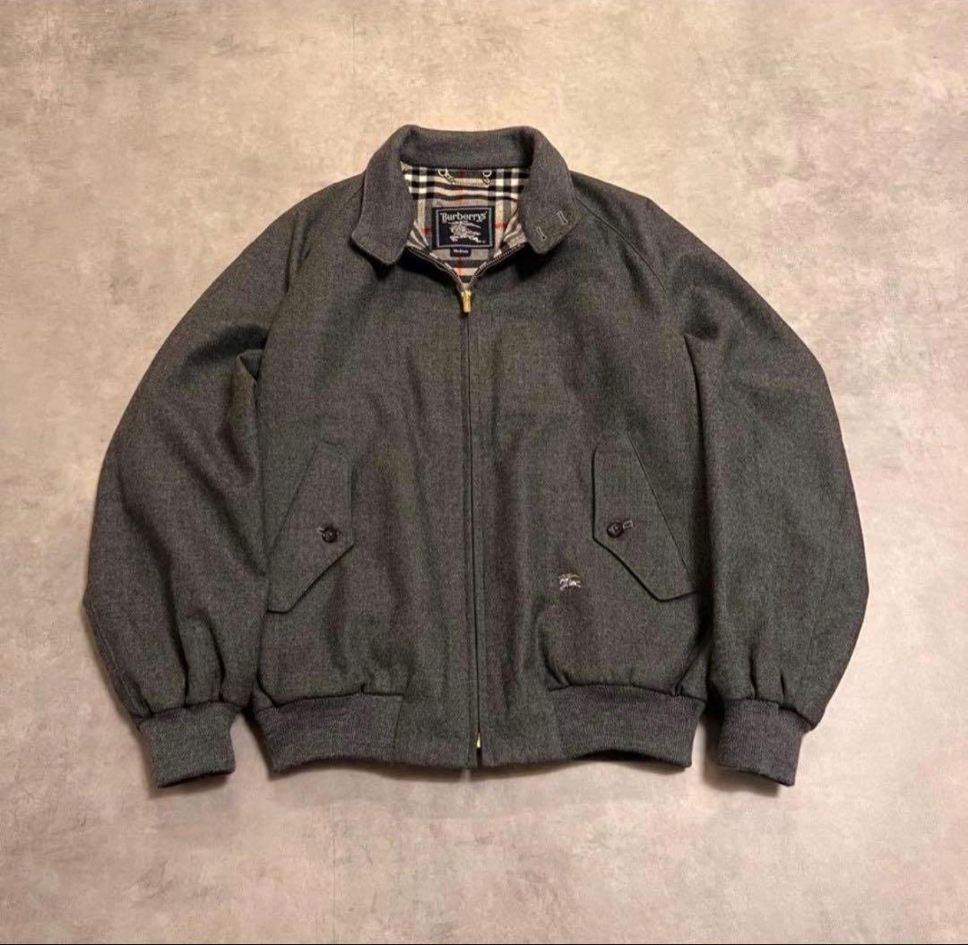 ジャケット・アウター BURBERRYS wool Harrington Jacket