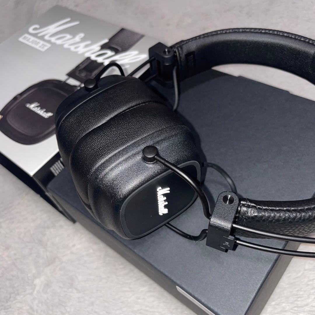 Marshall Major IV ワイヤレスヘッドホン ブラック