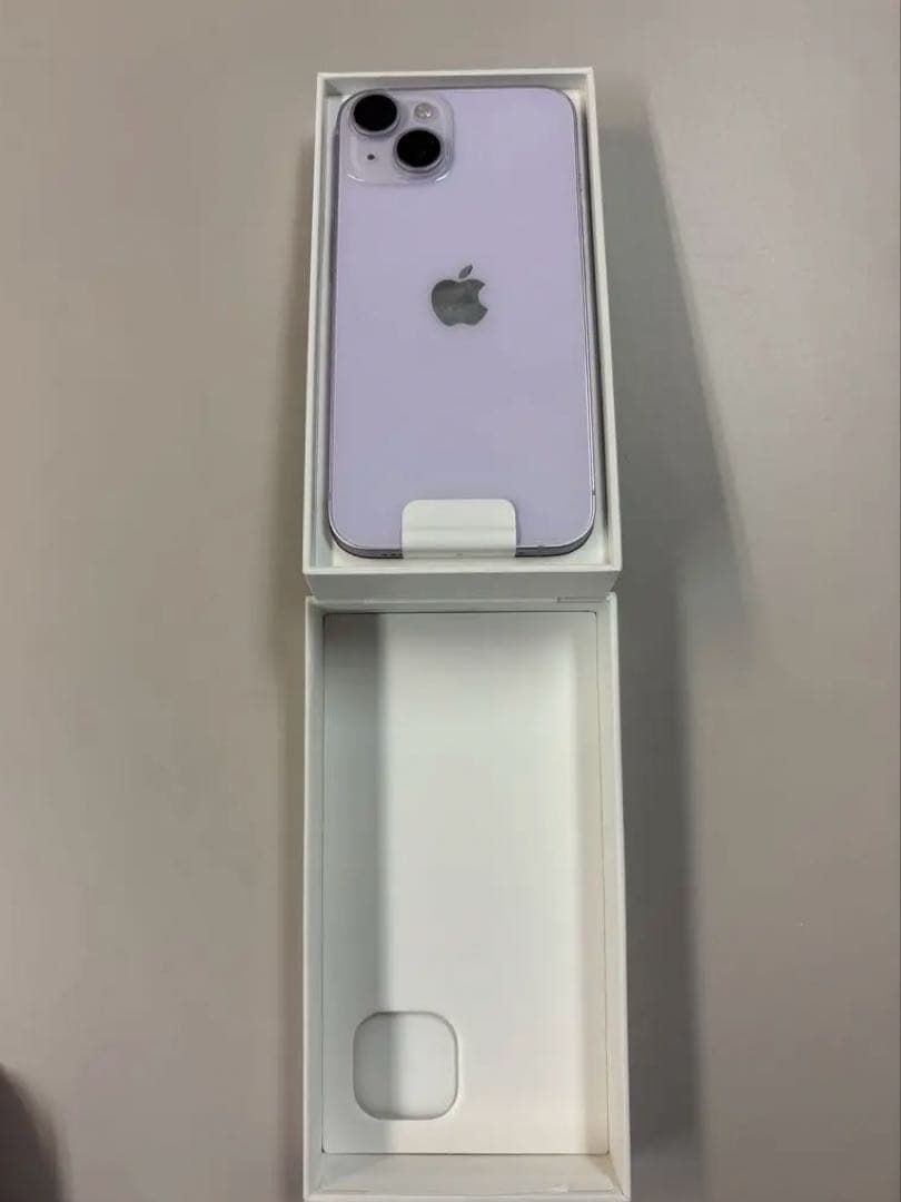 【iPhone 14 パープル 128GB SIMフリー】初期化済・箱付き