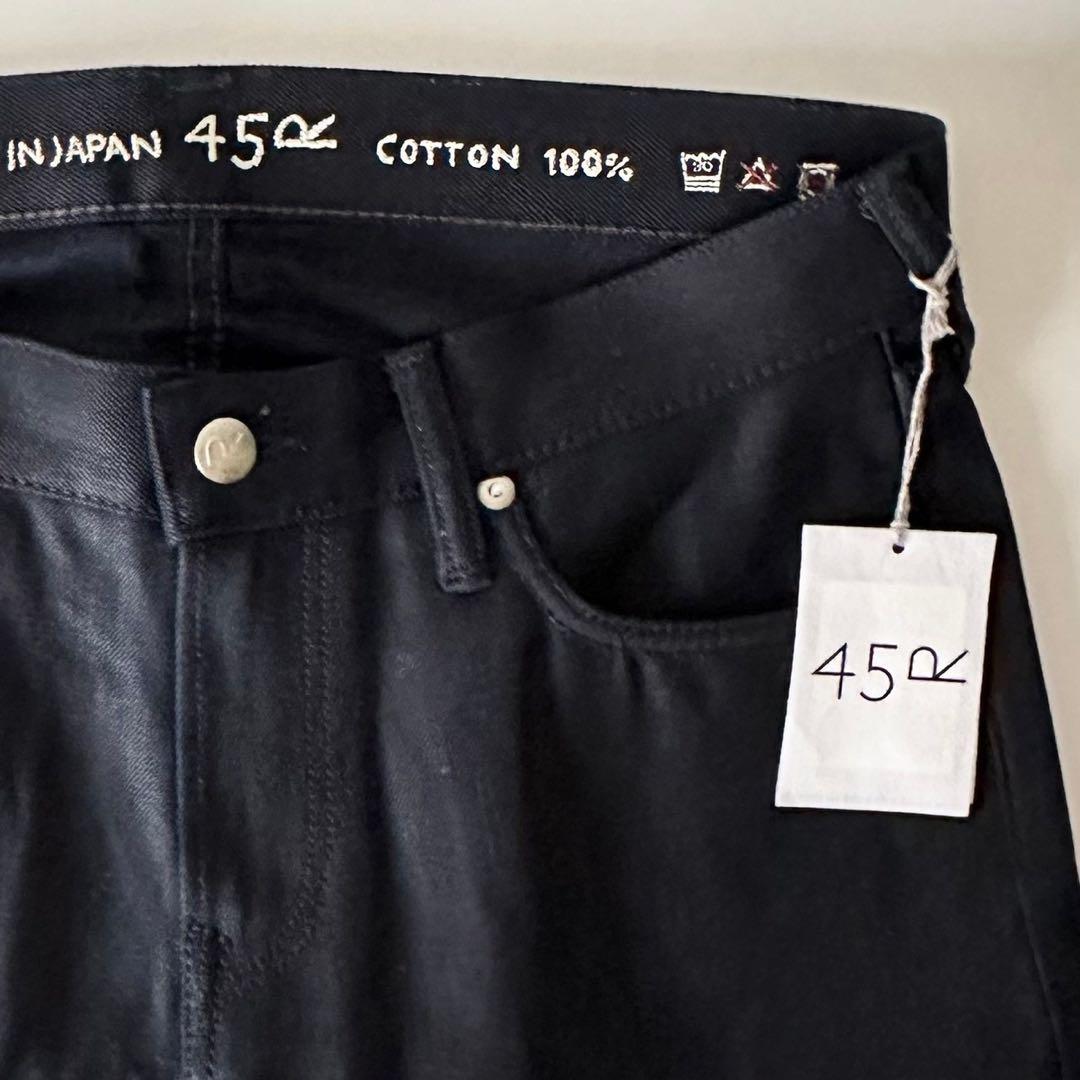 【新品・未使用】 45R おこめデニムの比古比女スリム 後染め ジーンズ 日本製