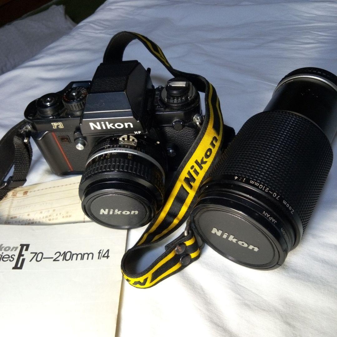 ニコンF3　本体　標準レンズ　望遠レンズ(ズーム)