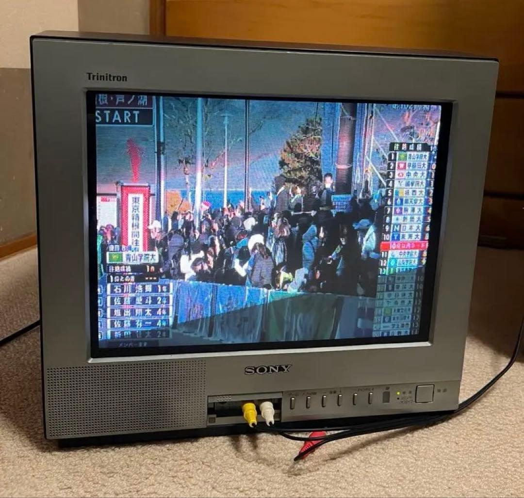 SONY　トリニトロン ブラウン管テレビ　KV-14MF1 リモコン・説明書あり
