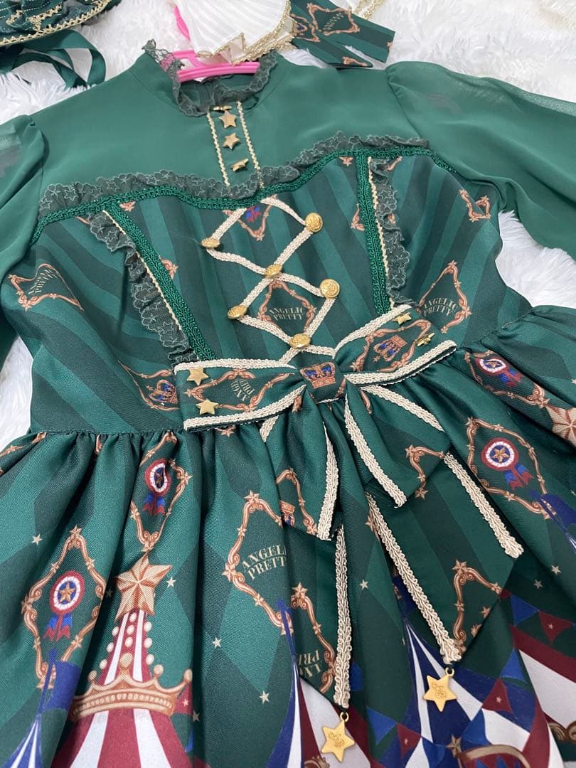 アンジェリックプリティ　トイサーカスワンピース&ミニハットセット