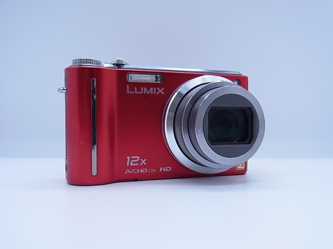 Panasonic LUMIX DMC-TZ7 レッド　デジカメ　動作確認済