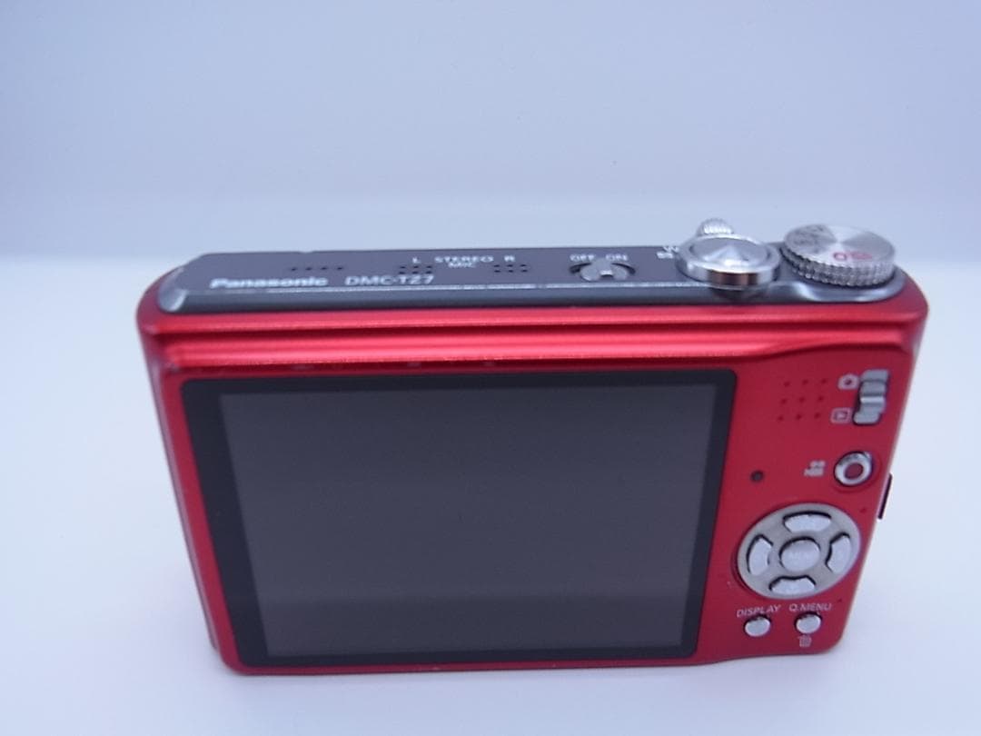 Panasonic LUMIX DMC-TZ7 レッド　デジカメ　動作確認済