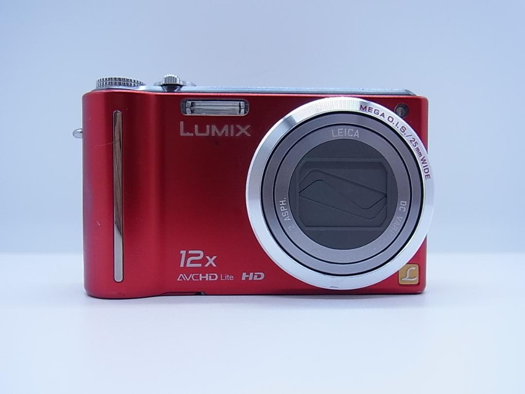 Panasonic LUMIX DMC-TZ7 レッド　デジカメ　動作確認済