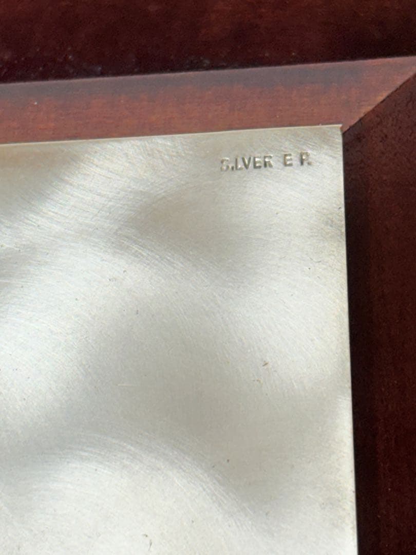 銀製　鴛鴦 オシドリ　ガラス製 置物 ケース入り