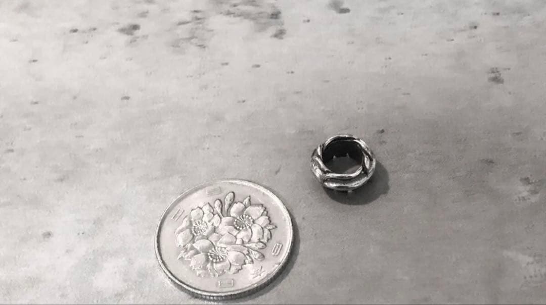 ショートサイズ　イタリアンレザー　シュリンク　シルバー925クロスボール