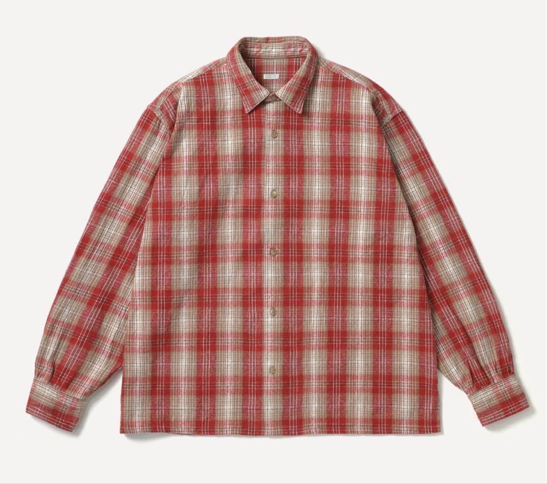 Silk Nep Twill Check Shirt アプレッセ　サイズ3