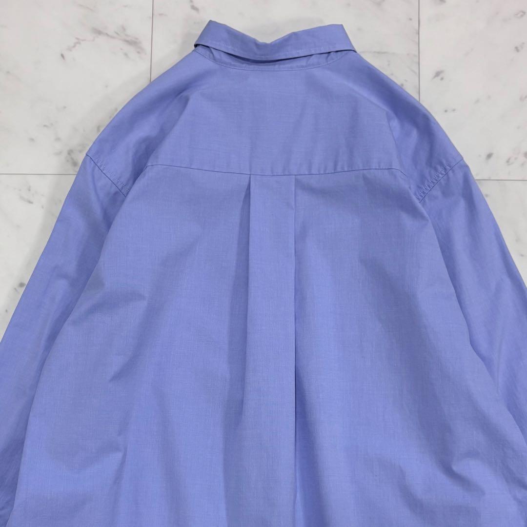 美品✨アパルトモン　ドゥーズィエムクラス　Aラインシャツ　オーバーサイズ　青