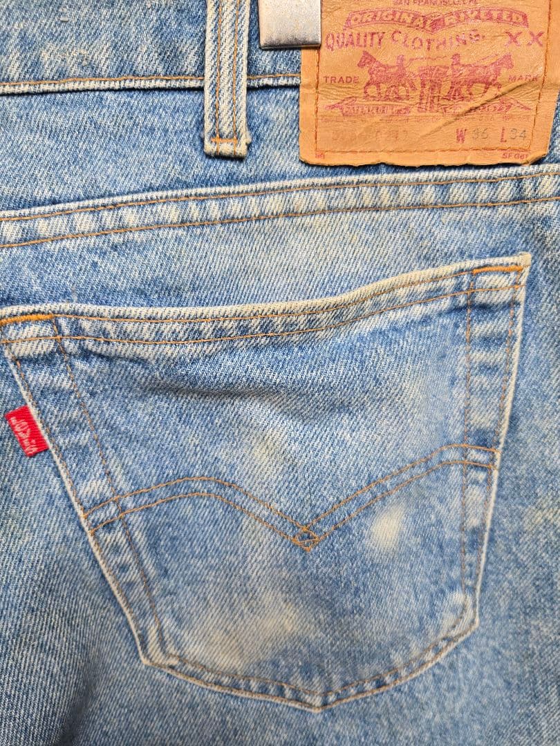 ​【伝説の505】80s USA製 Levi's 505 W36 ハチマル