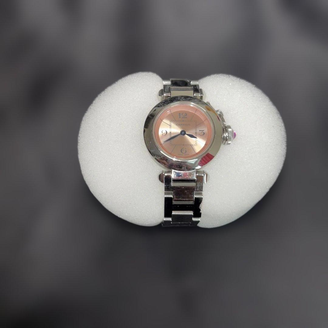 カルティエ ミスパシャ ピンクローズクォーツ