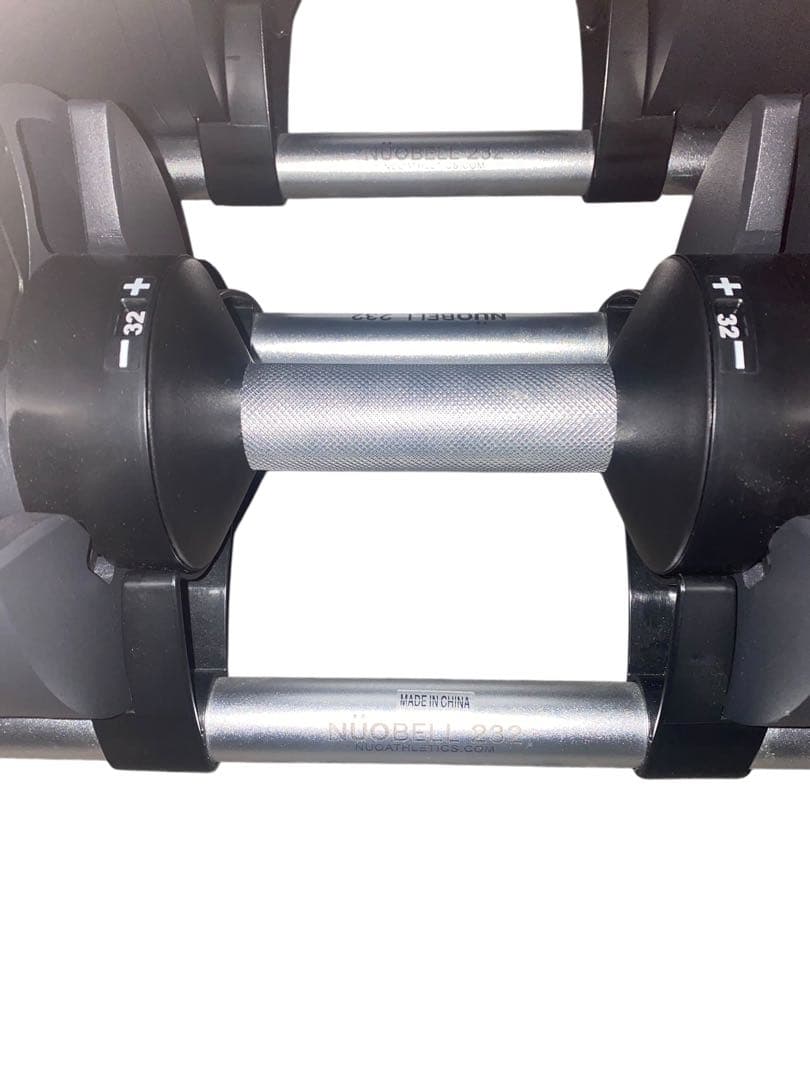 【良品】NUOBELL フレックスベル 32キロ2個、スタンド1/4梱包④