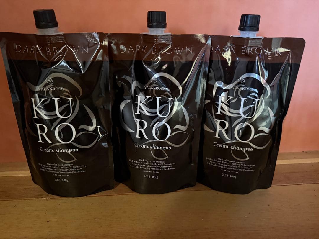 KURO クリームシャンプー ダークブラウン 600g