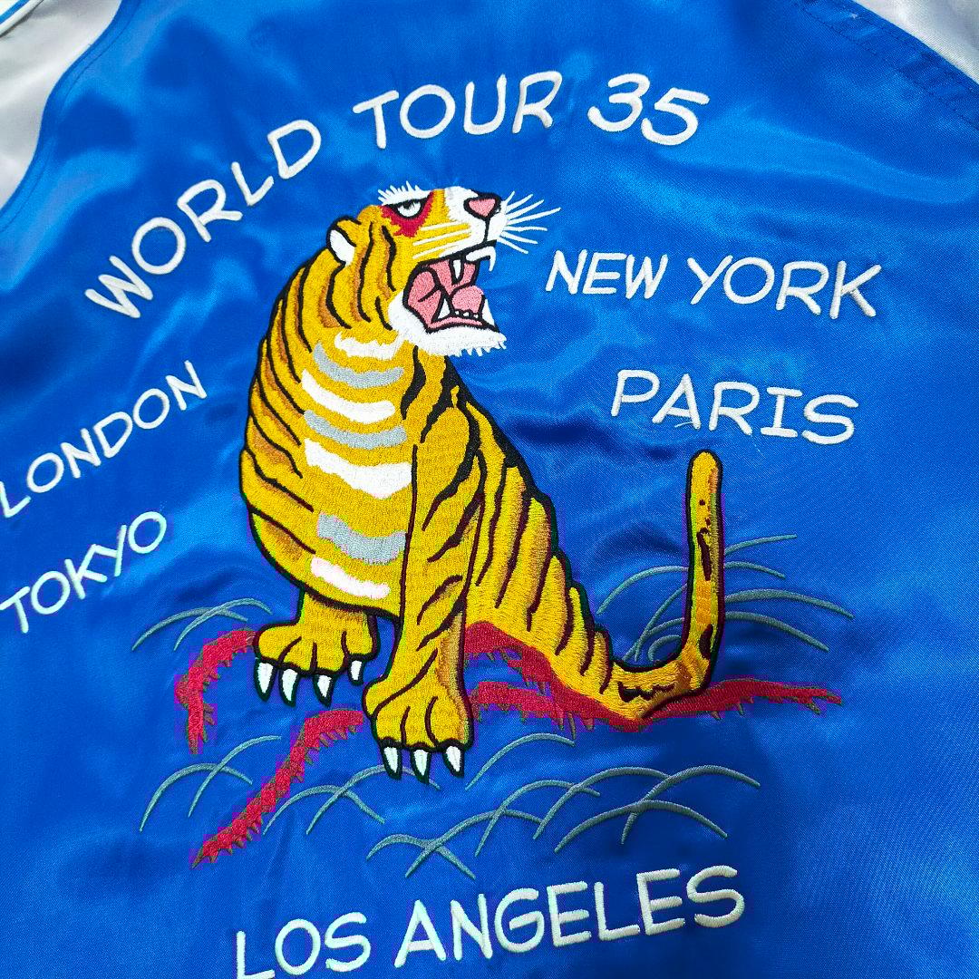 STUSSY　WORLD TOUR 35周年記念　スカジャン　Мサイズ