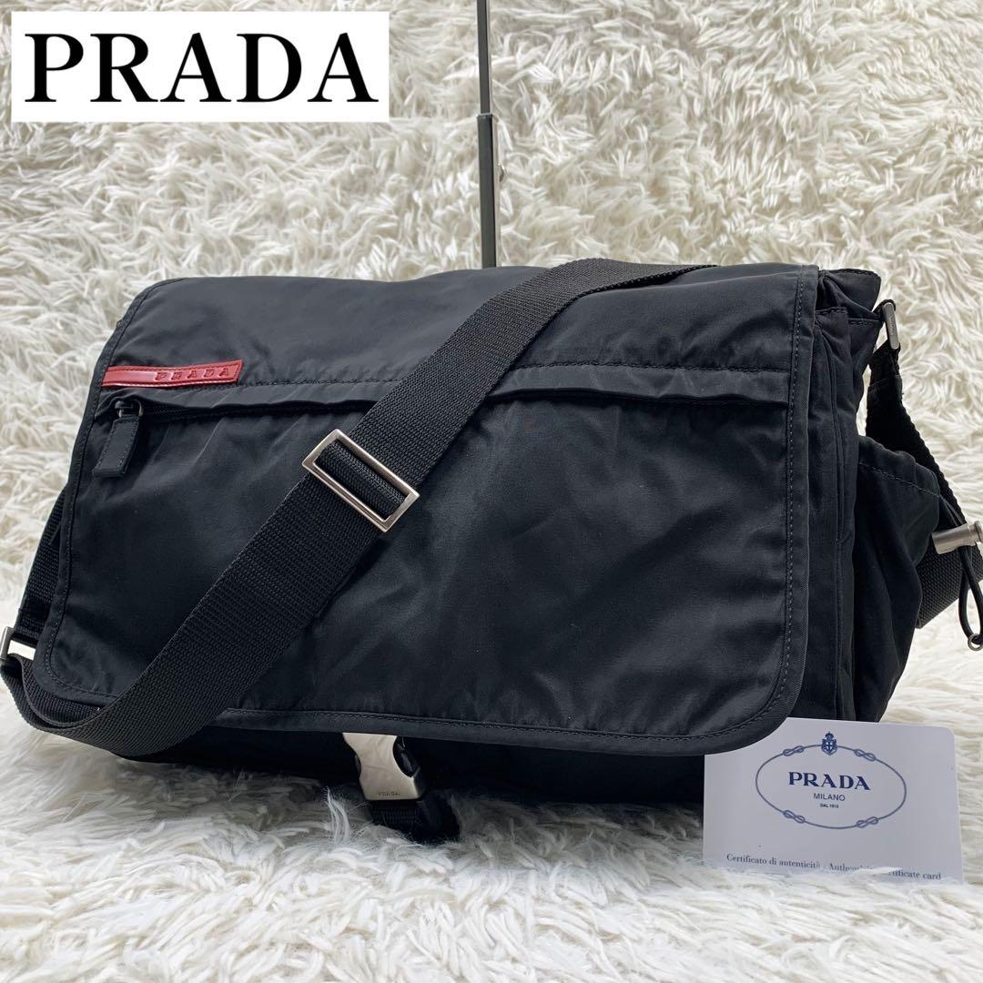 【✨極美品✨】プラダスポーツ メッセンジャーバッグ ナイロン ブラック