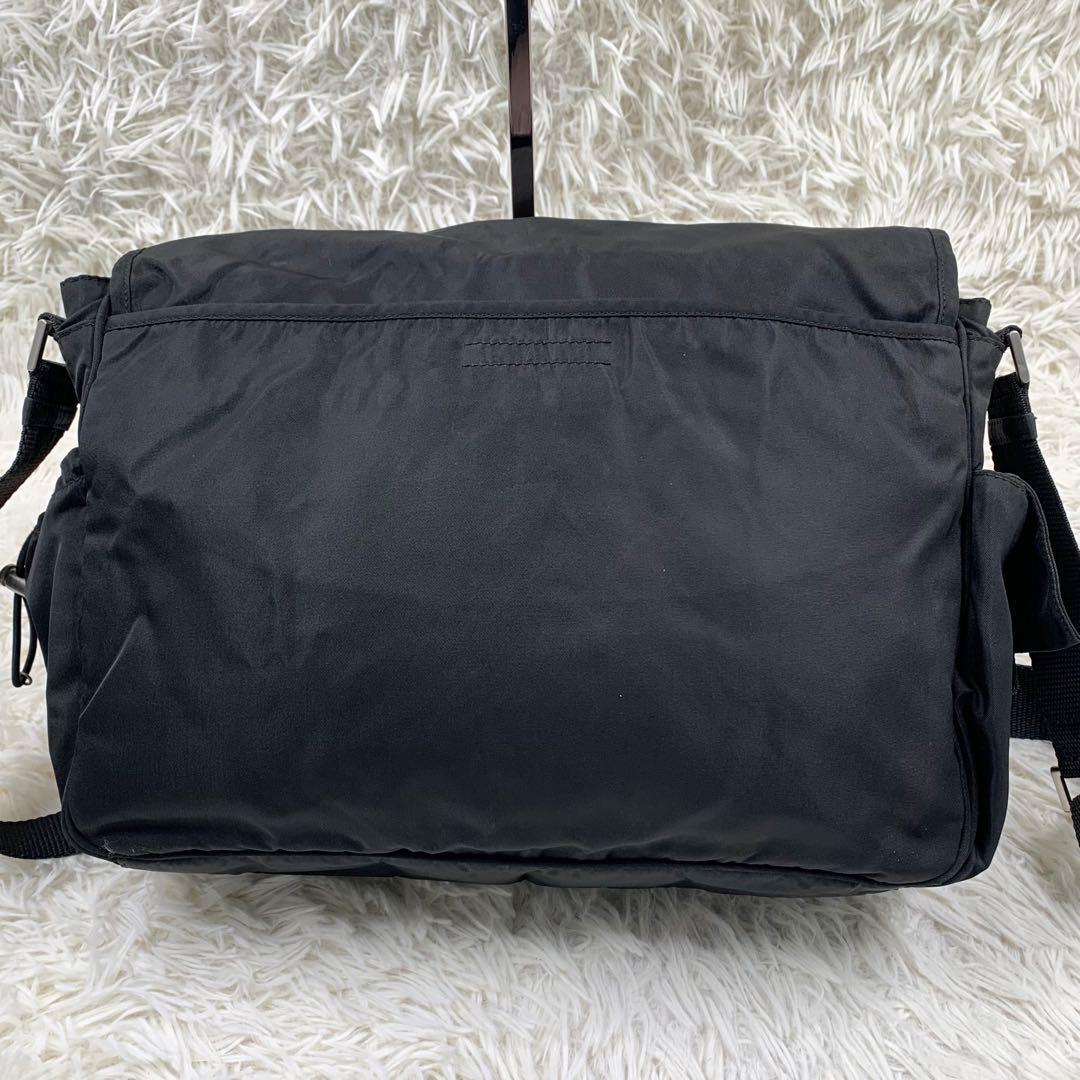 【✨極美品✨】プラダスポーツ メッセンジャーバッグ ナイロン ブラック