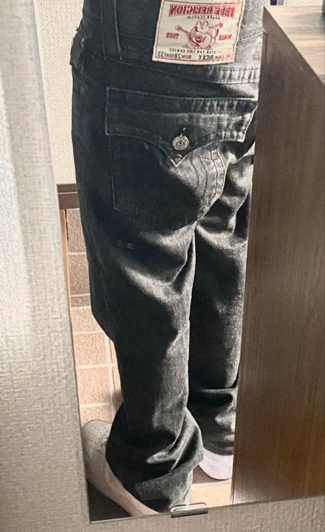 専用ページTrue Religion Ricky ブラックデニム 28x33