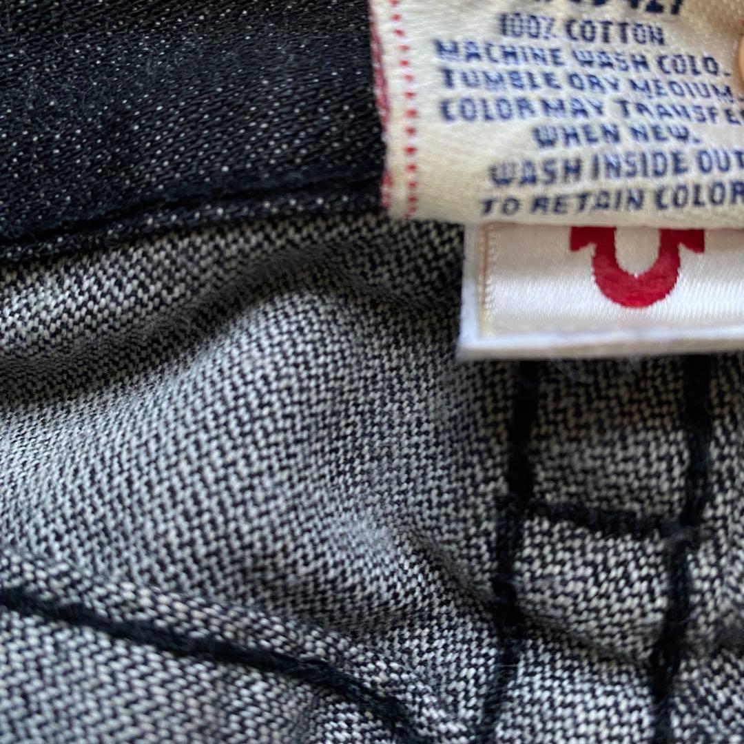 専用ページTrue Religion Ricky ブラックデニム 28x33
