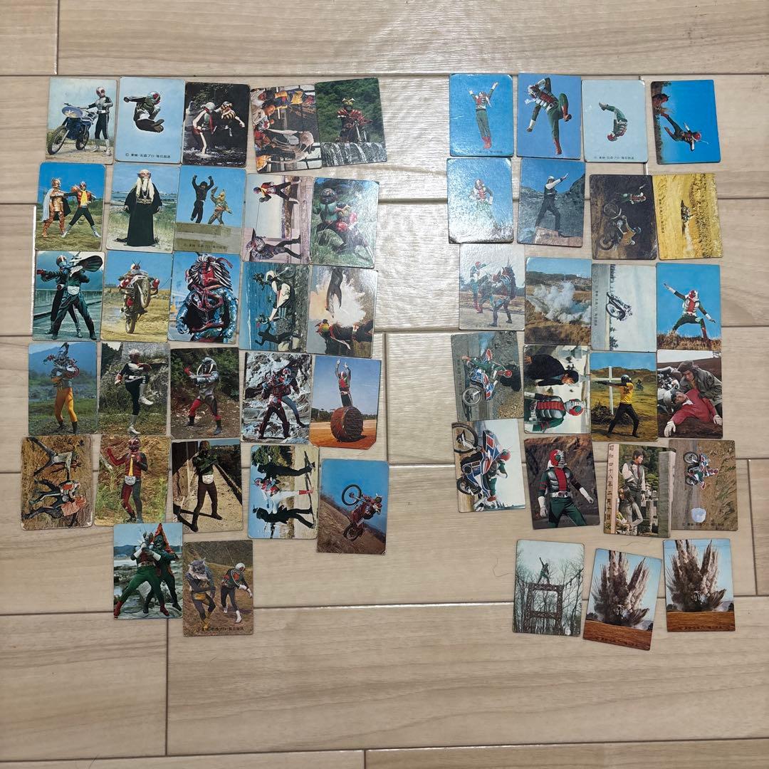 昭和　レトロ　カードセット　仮面ライダー