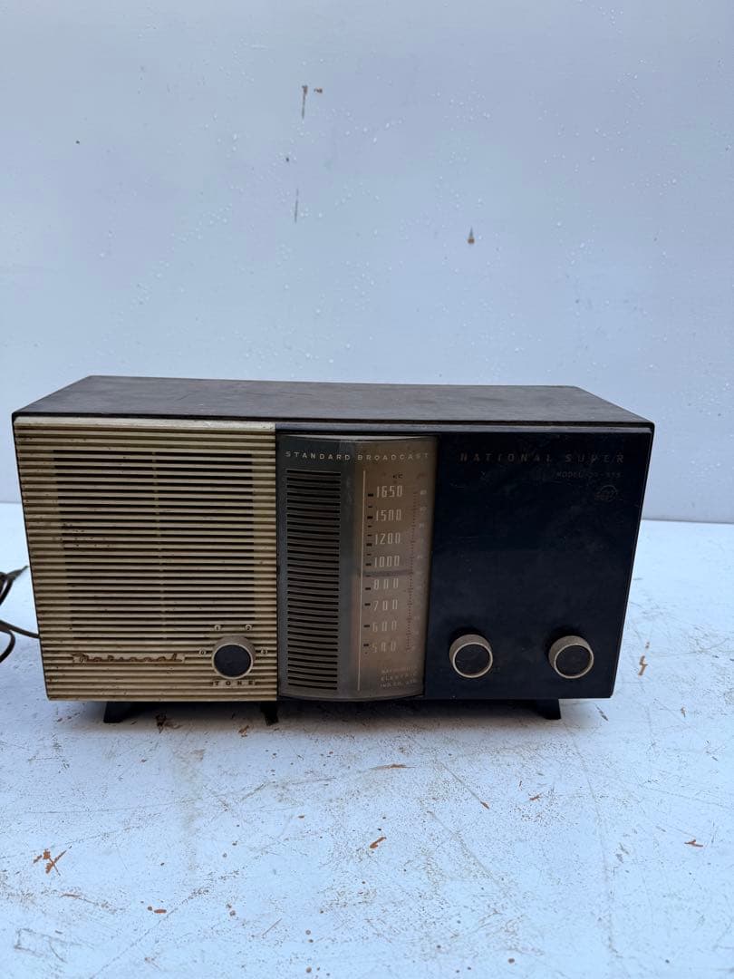 ナショナル 真空管ラジオ NATIONAL SUPER DX-555