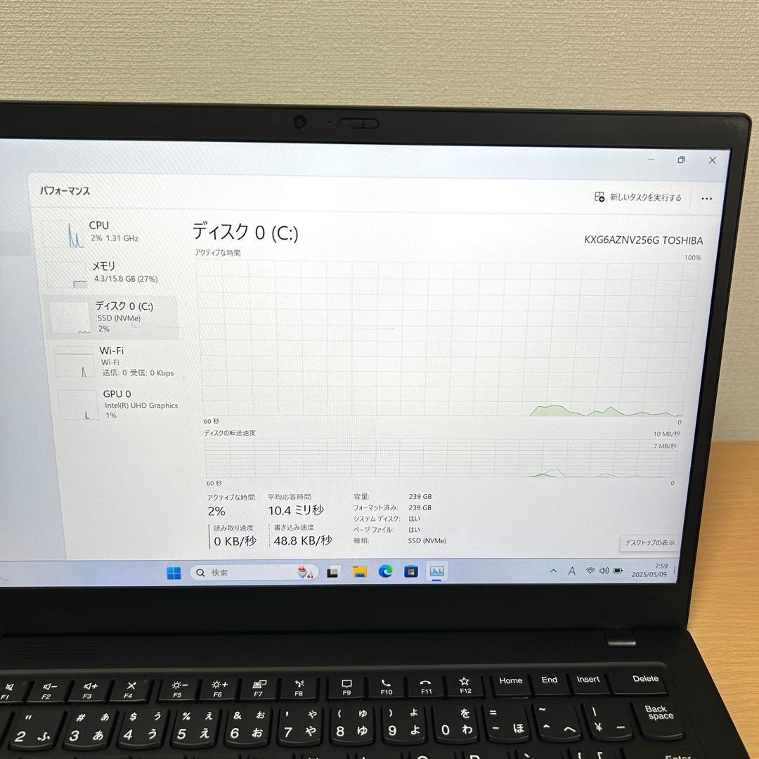 Lenovo X1 Carbon Gen8 16GB 14型 FHD i5