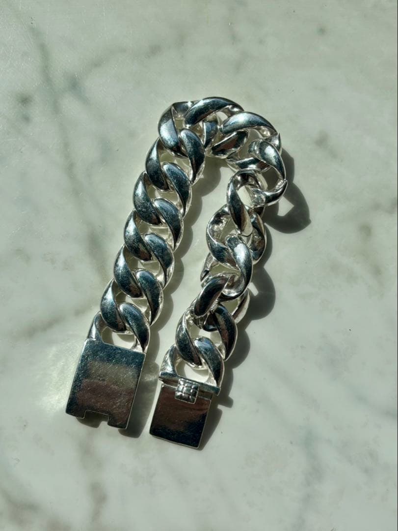 シルバーブレスレット シルバー925 チェーン 喜平