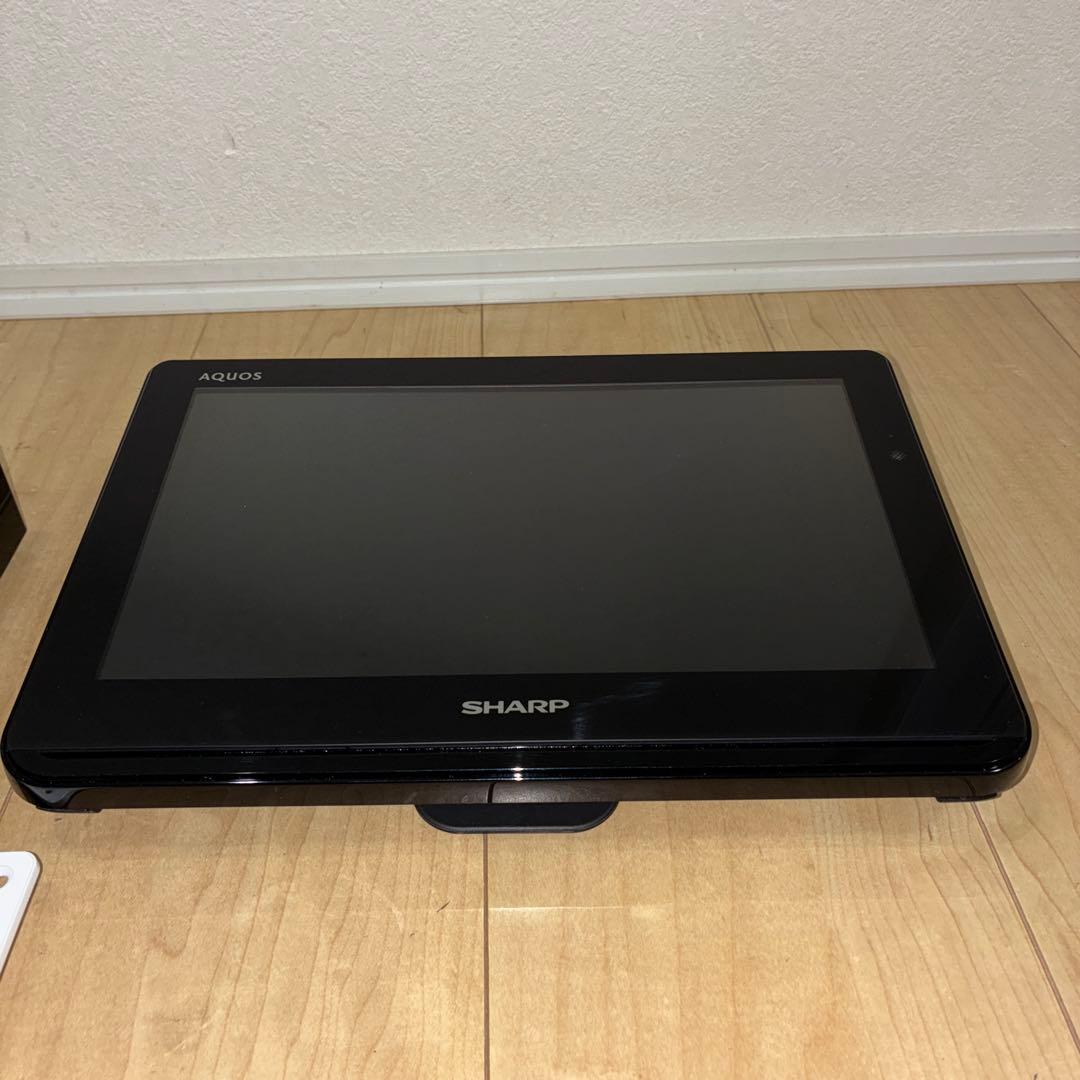 【美品】シャープ ポータブル液晶 テレビ AQUOS ブラック 2T-C12AF