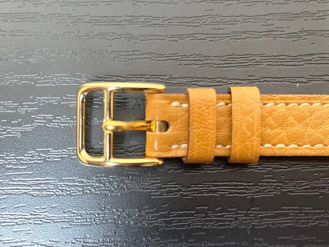あ*♡様 HERMES ケリーウォッチ ゴールド×ライトブラウン 腕時計 現状お