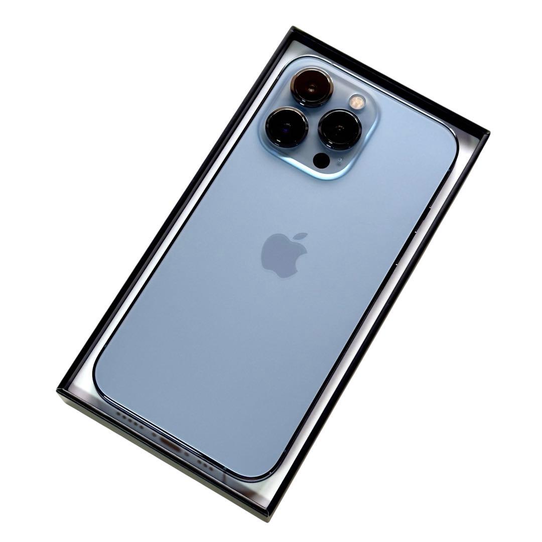 iPhone 13 Pro 128GB シエラブルー SIMフリー ケース付2個