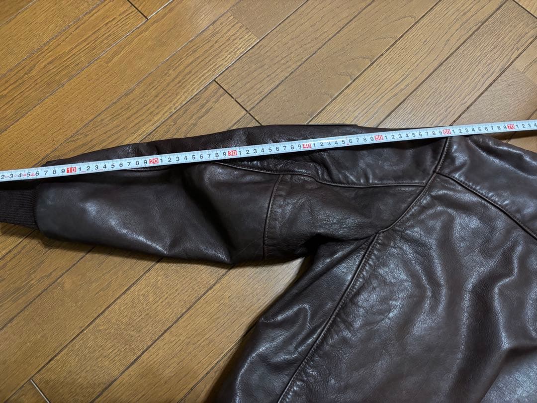 golden Bear 革ジャン　茶