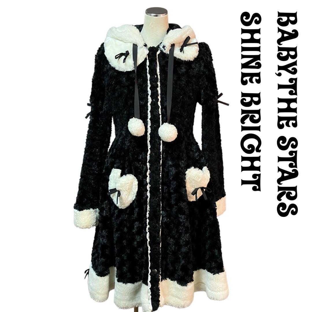 ✾BABY,STARS SHINE BRIGHT✾うさ耳コート　ブラック