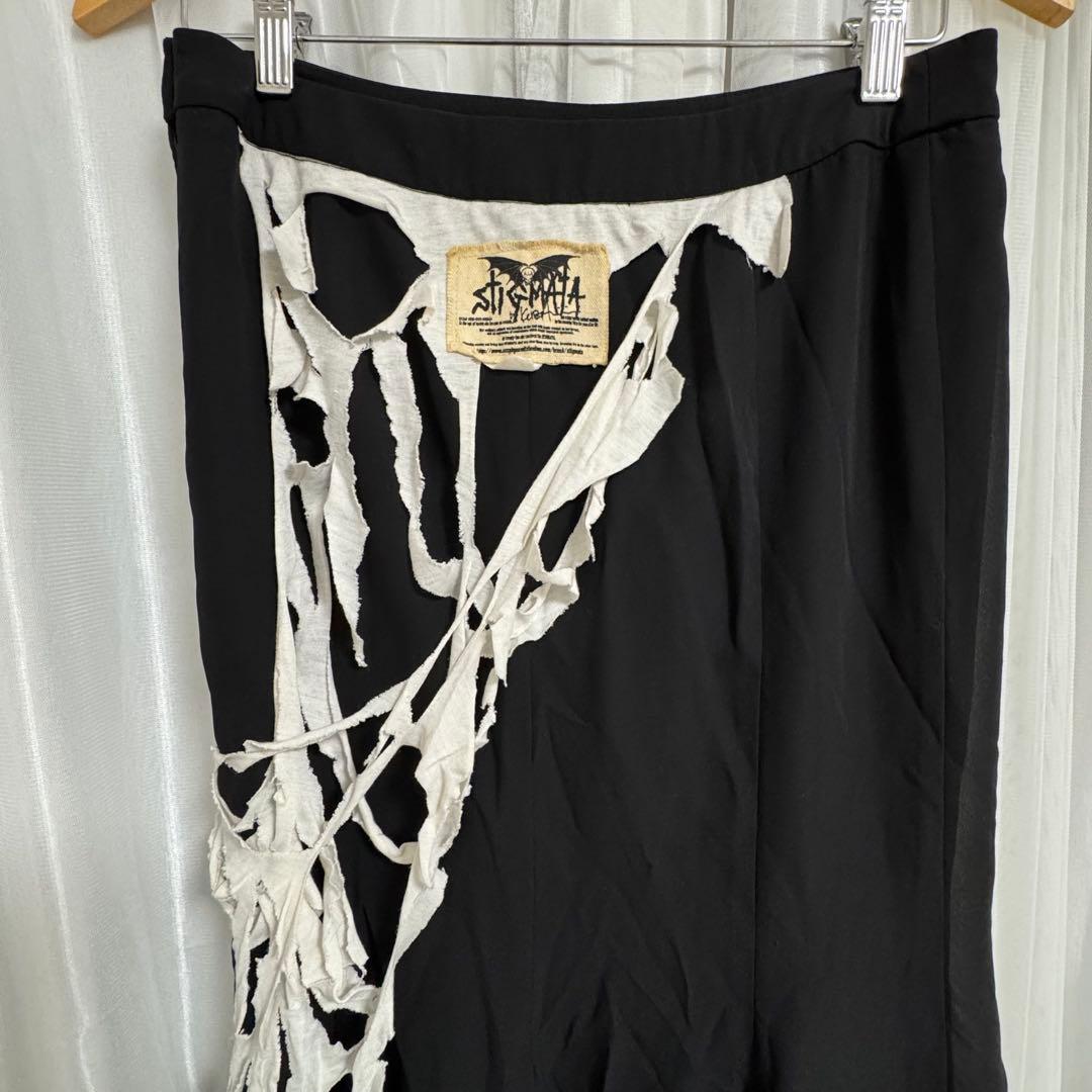 stigmata ガーゼダメージロングスカート