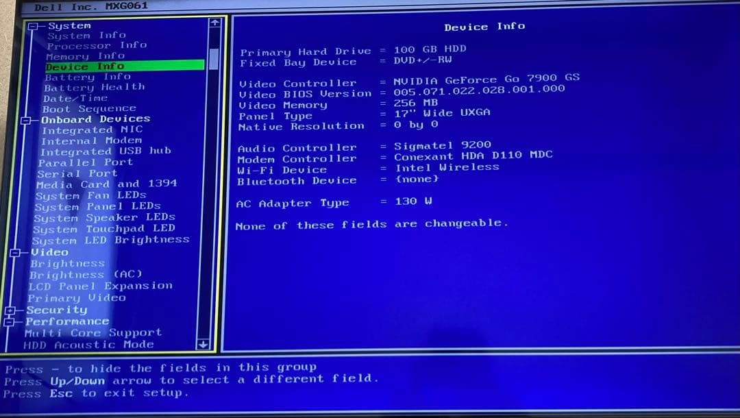 ★ Dell XPS M1710 17インチ ゲーミングPC ジャンク ★