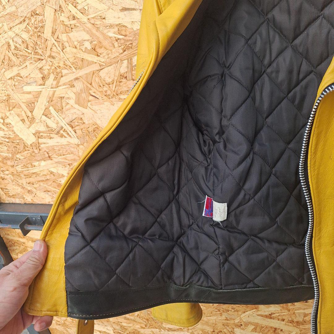 K*）様 激レア　SCHOTT 818Mustard　SIZE 34 バイカータ