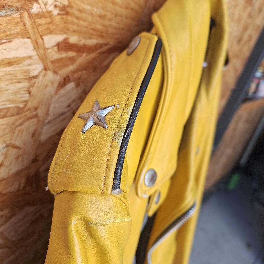 K*）様 激レア　SCHOTT 818Mustard　SIZE 34 バイカータ